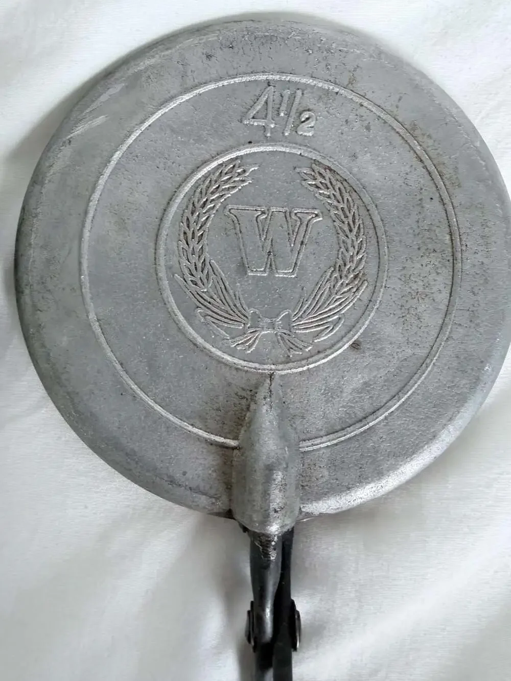 Vintage Traditional Kuih Kapit Love Letter Mold Egg Roll Maker Aluminum Pan Set